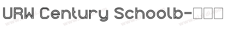URW Century Schoolb字体转换